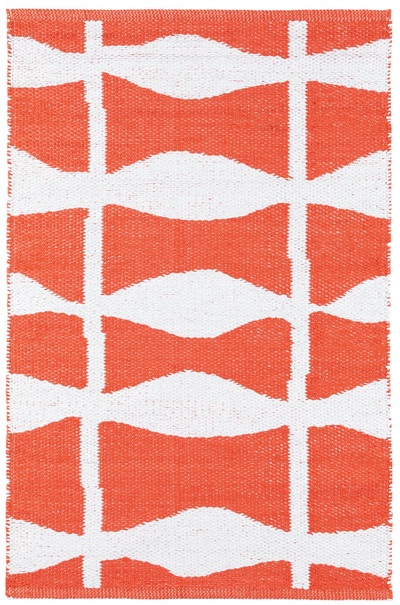 Circuit Tangerine Handwoven Indoor/Outdoor Rug