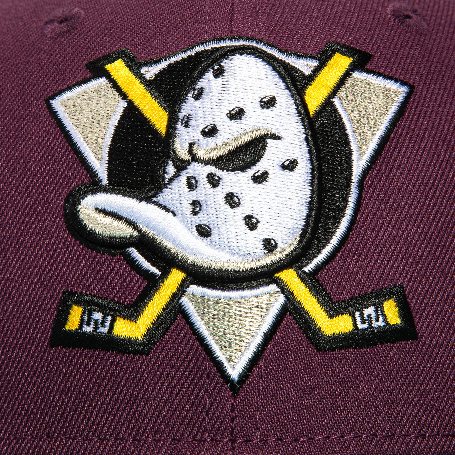 New Era 59Fifty Anaheim Ducks Hat - Maroon, Teal