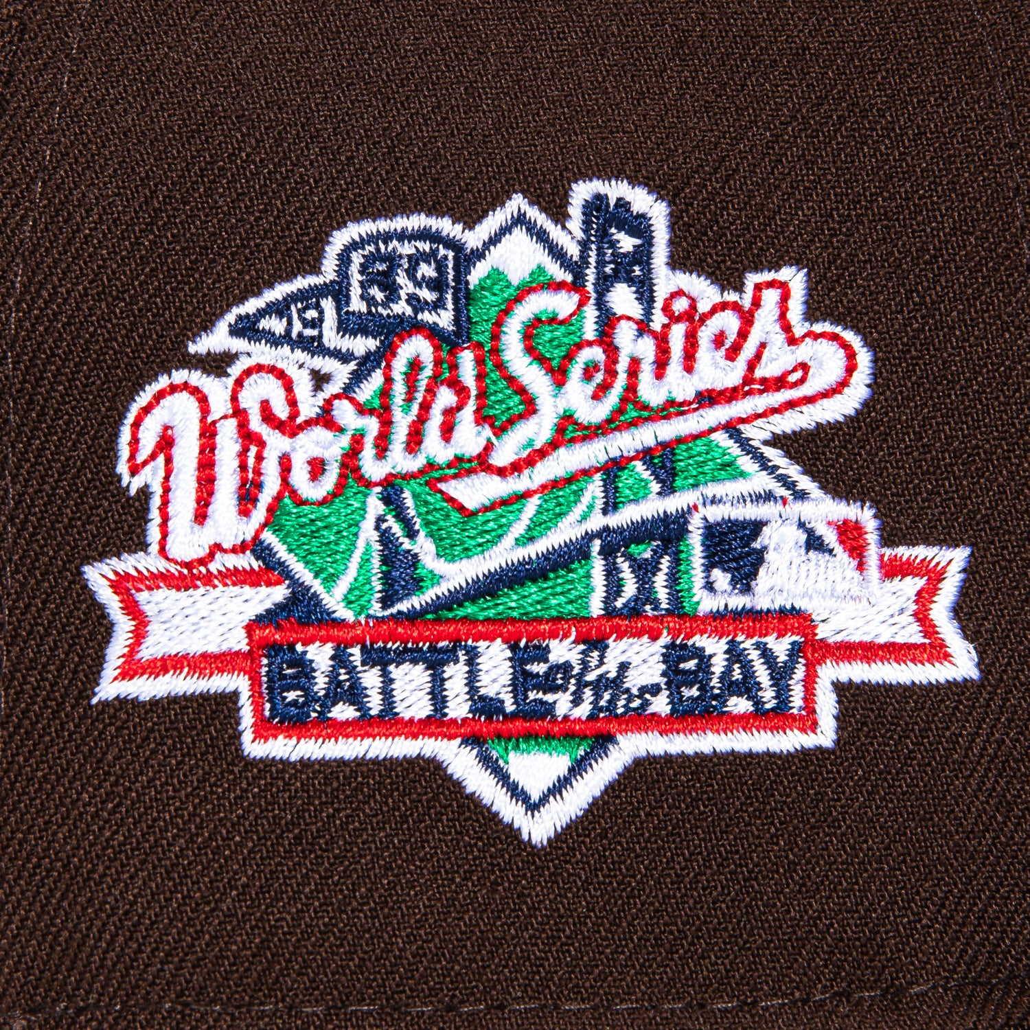 New Era 59Fifty Oakland Athletics Battle of the Bay Patch Hat - Brown