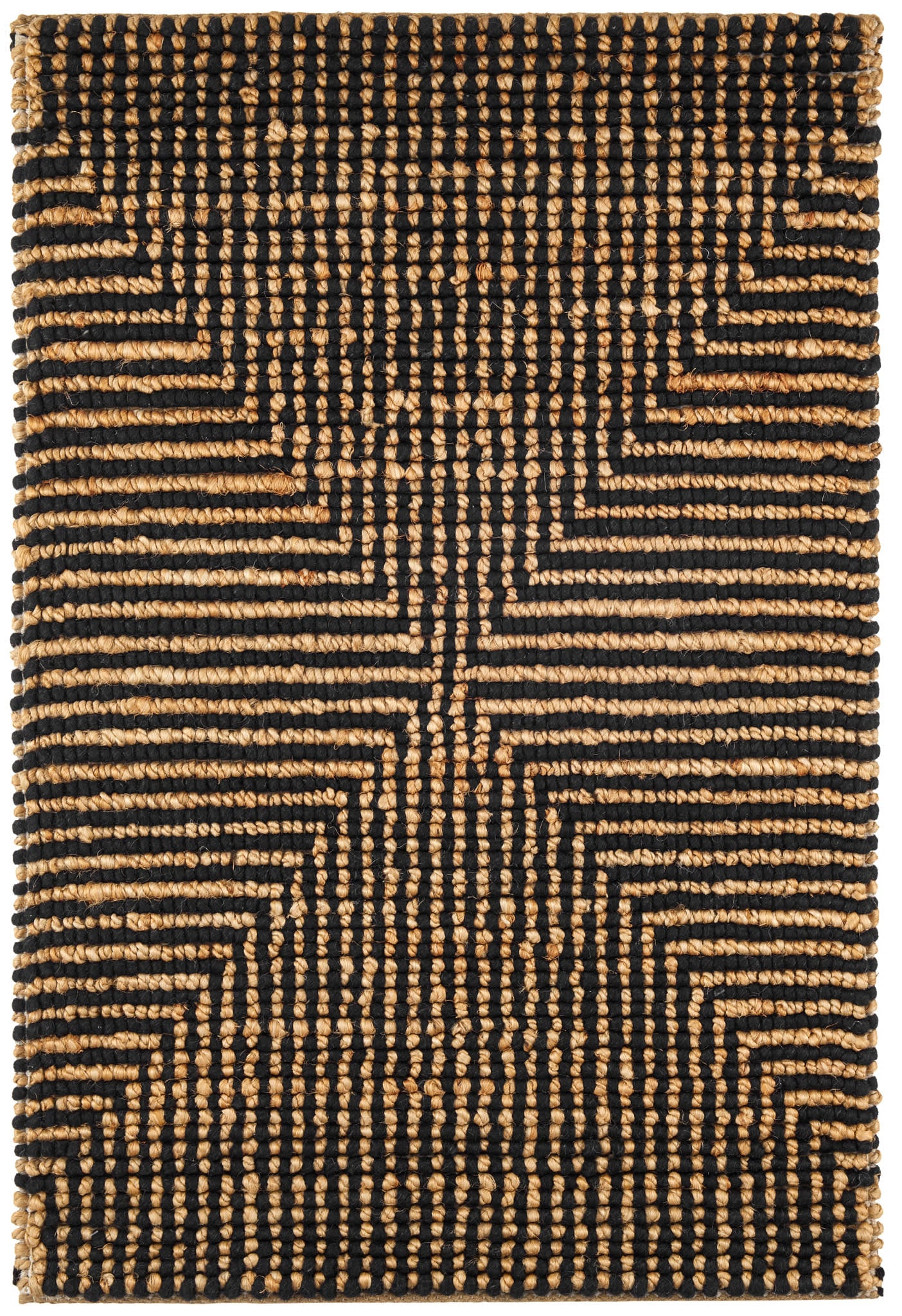 Kelan Black Handwoven Jute Rug