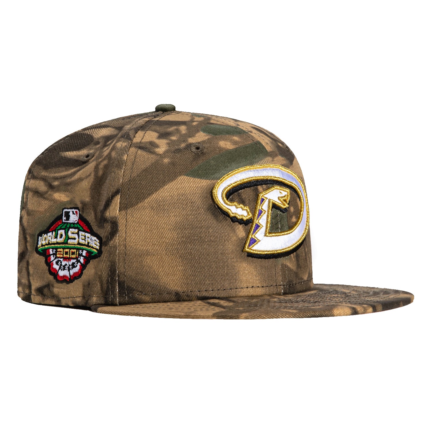 New Era 59Fifty Blur Tree Arizona Diamondbacks 2001 World Series Patch D Hat - Camo