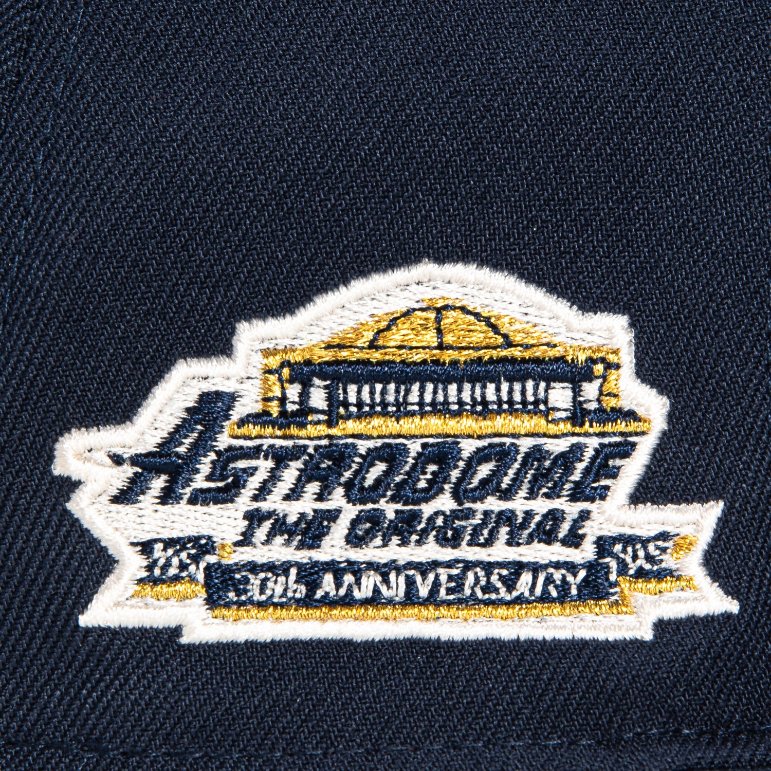 New Era 59Fifty Houston Astros 30th Anniversary Stadium Patch Hat - Navy, Metallic Gold