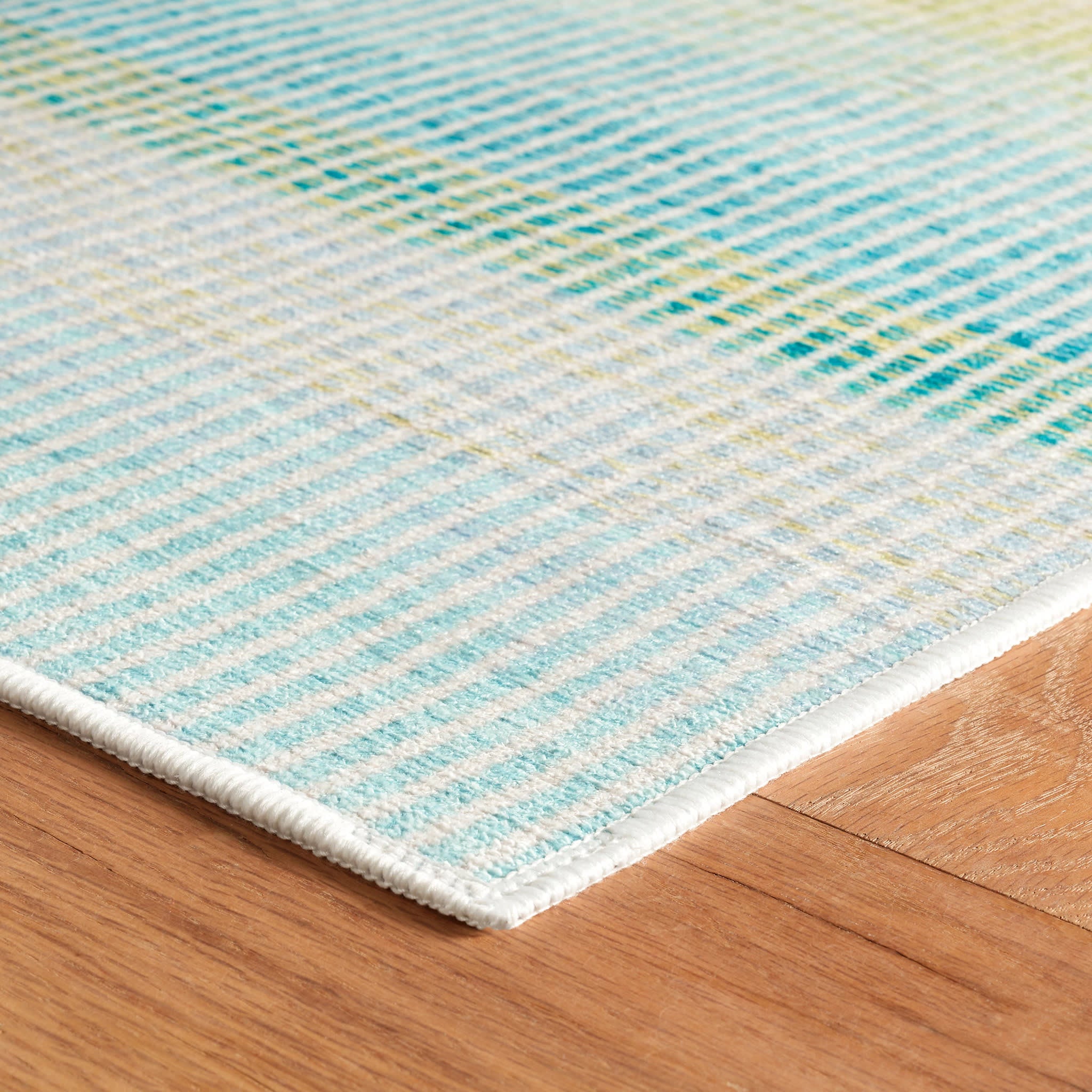 Watercolor Horizon Multi Machine Washable Rug