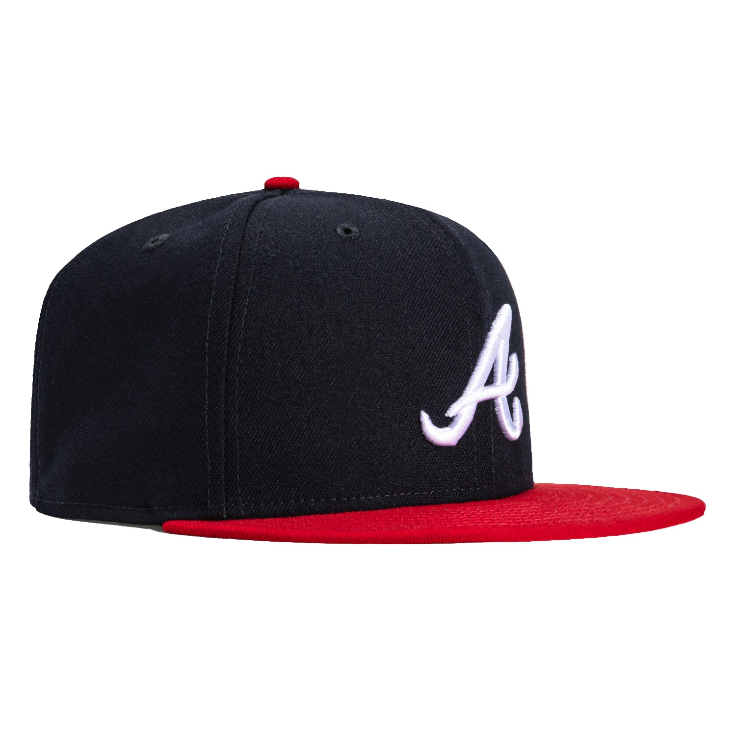 New Era 9Fifty MLB Basic Atlanta Braves Game Snapback Hat - Navy, Red