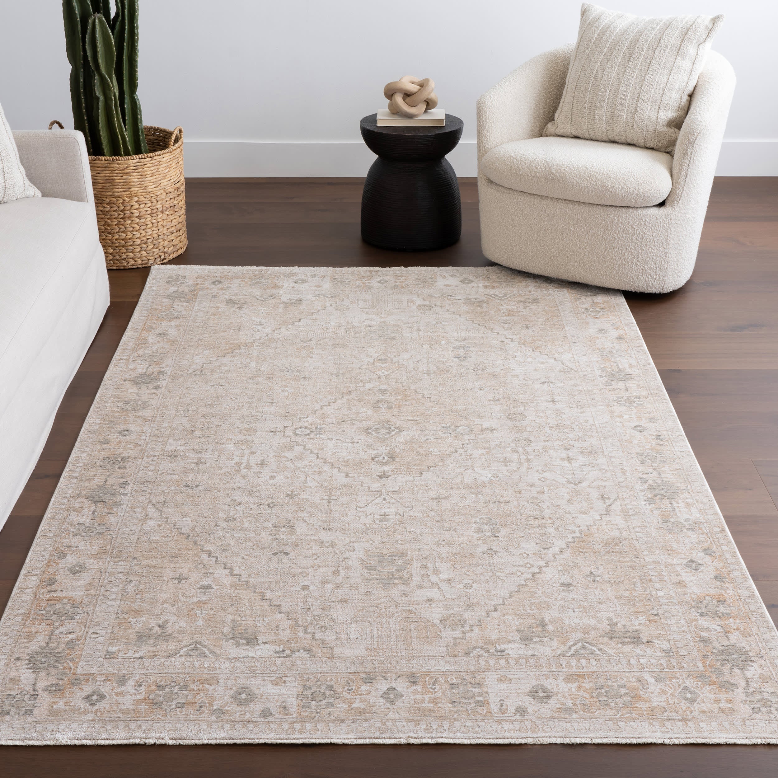 Lilianna Vintage Rug | Light Beige