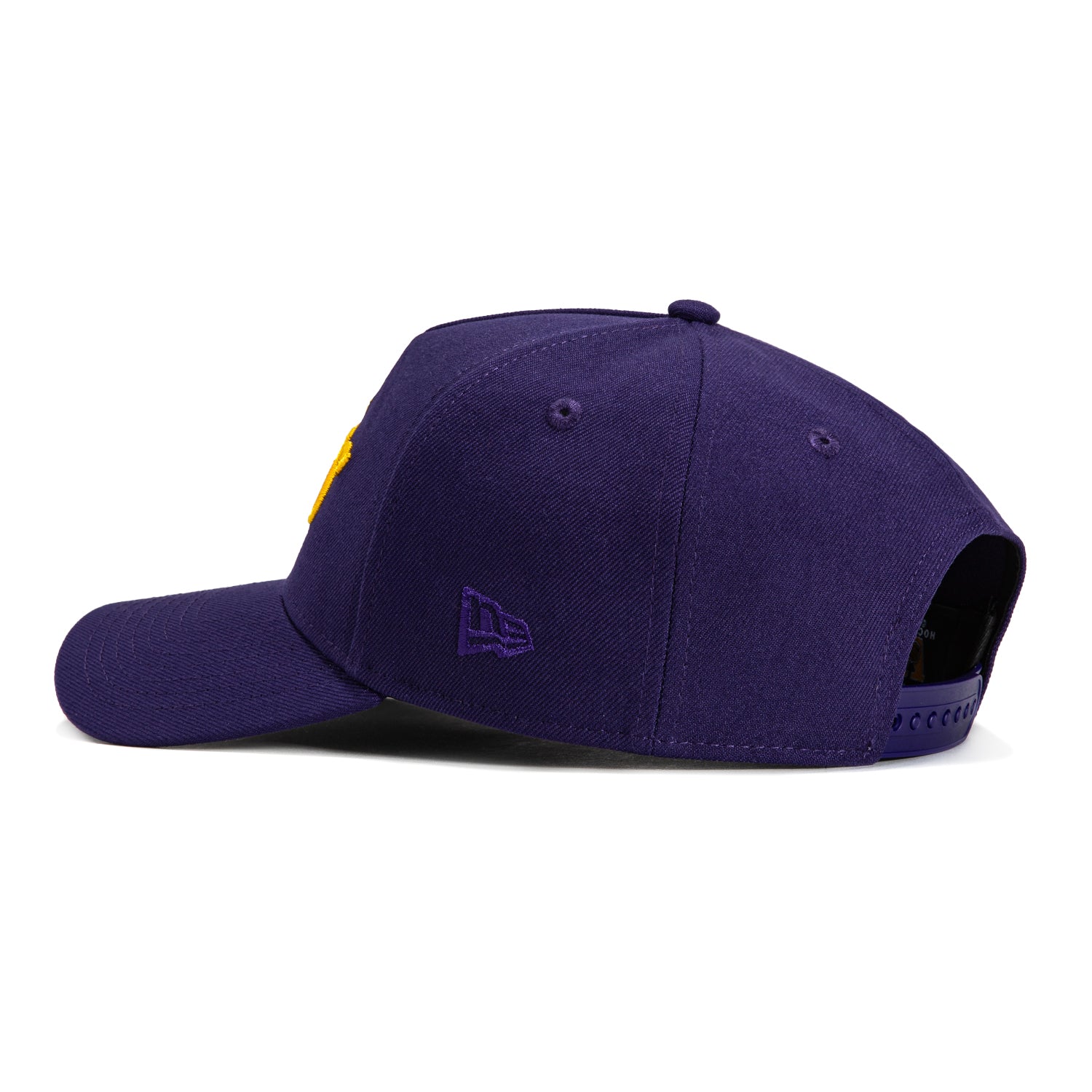 New Era 9Forty A-Frame Los Angeles Kings Snapback Word Hat - Purple, Gold