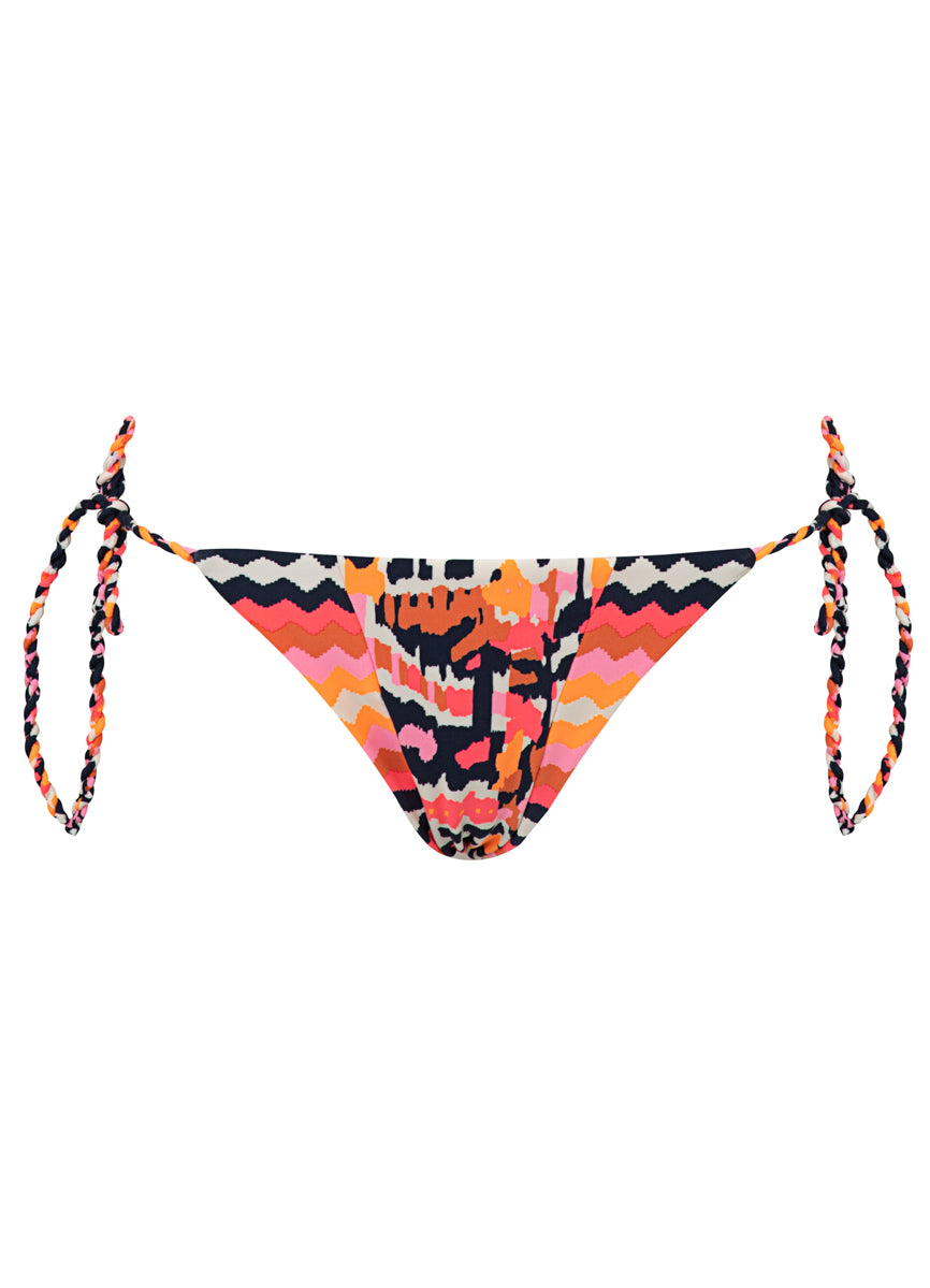 Maaji Prism Cat Sunning Low Rise Tie Side Bikini Bottom