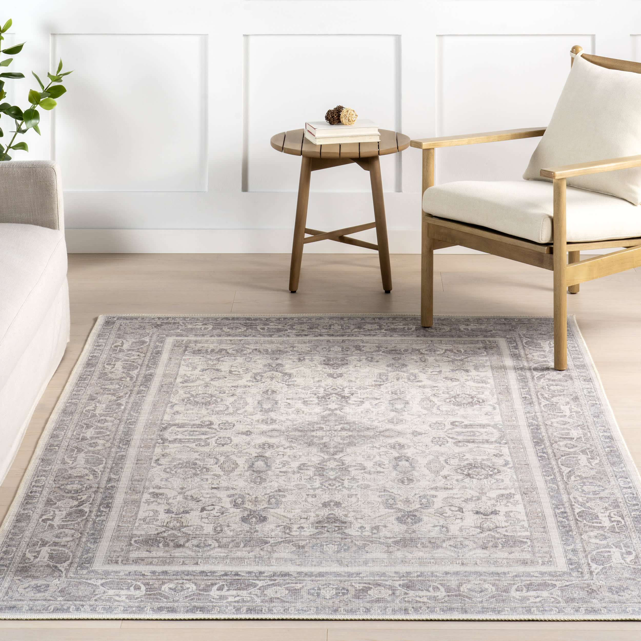 Ana Medallion Rug | Beige