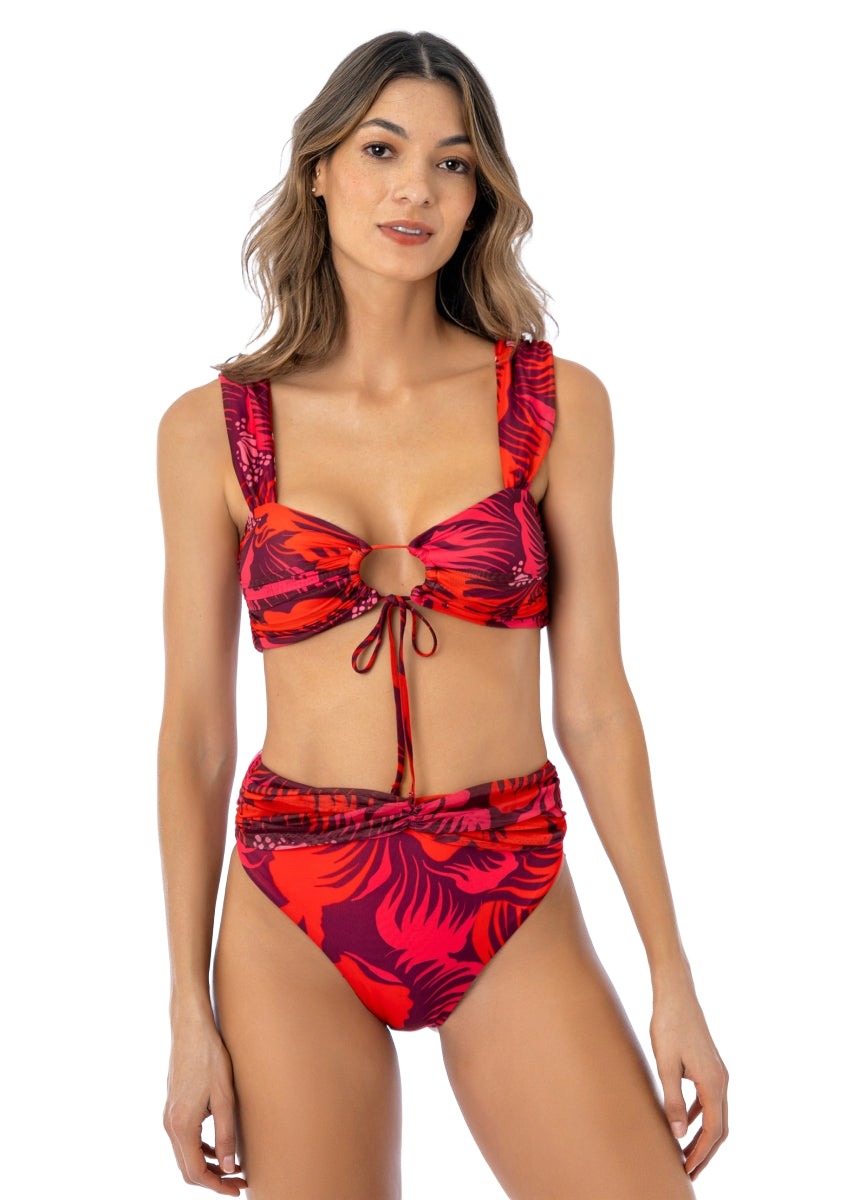 Maaji Scarlet Tulip Soubrette Classic Bralette Bikini Top