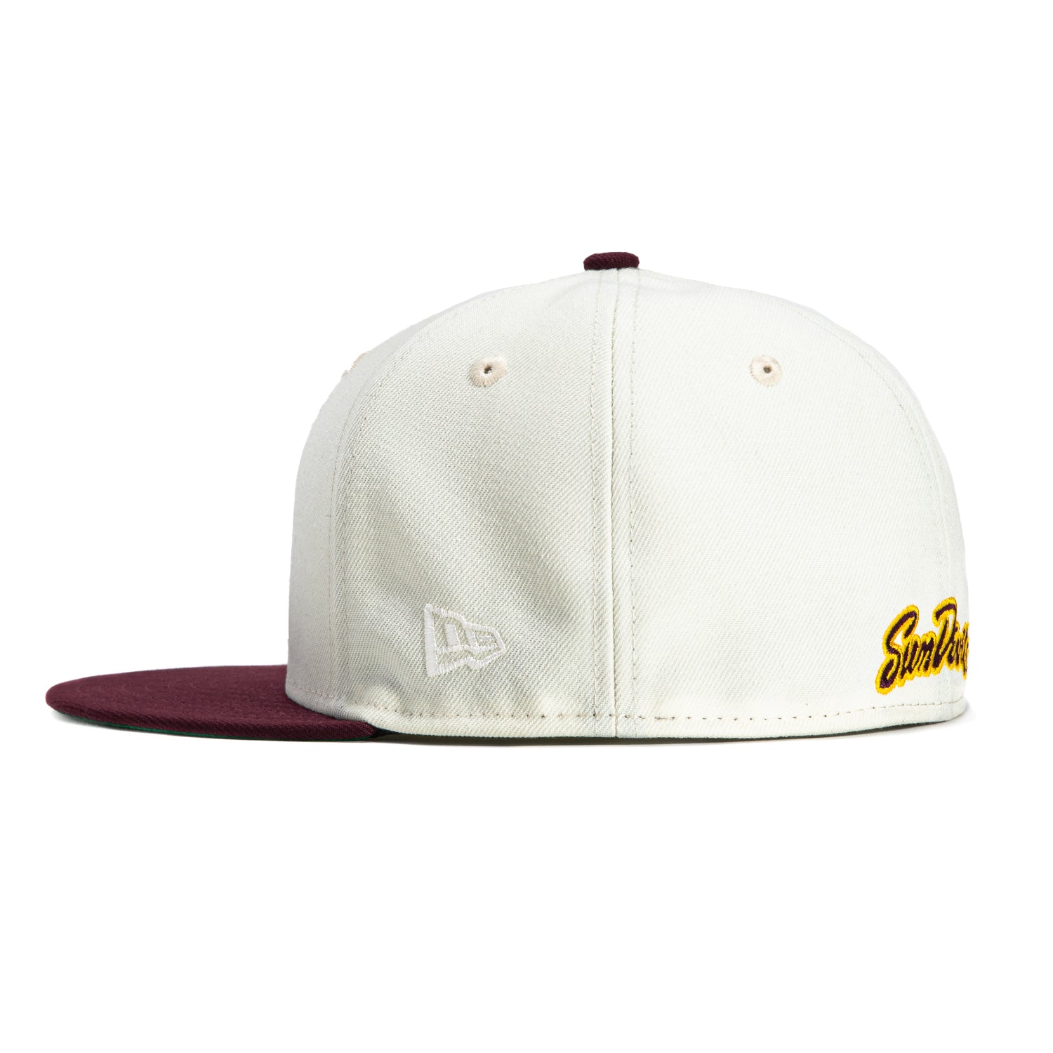 New Era 59Fifty Arizona State Sun Devils 1987 Rose Bowl Patch Sparky Hat - White, Maroon