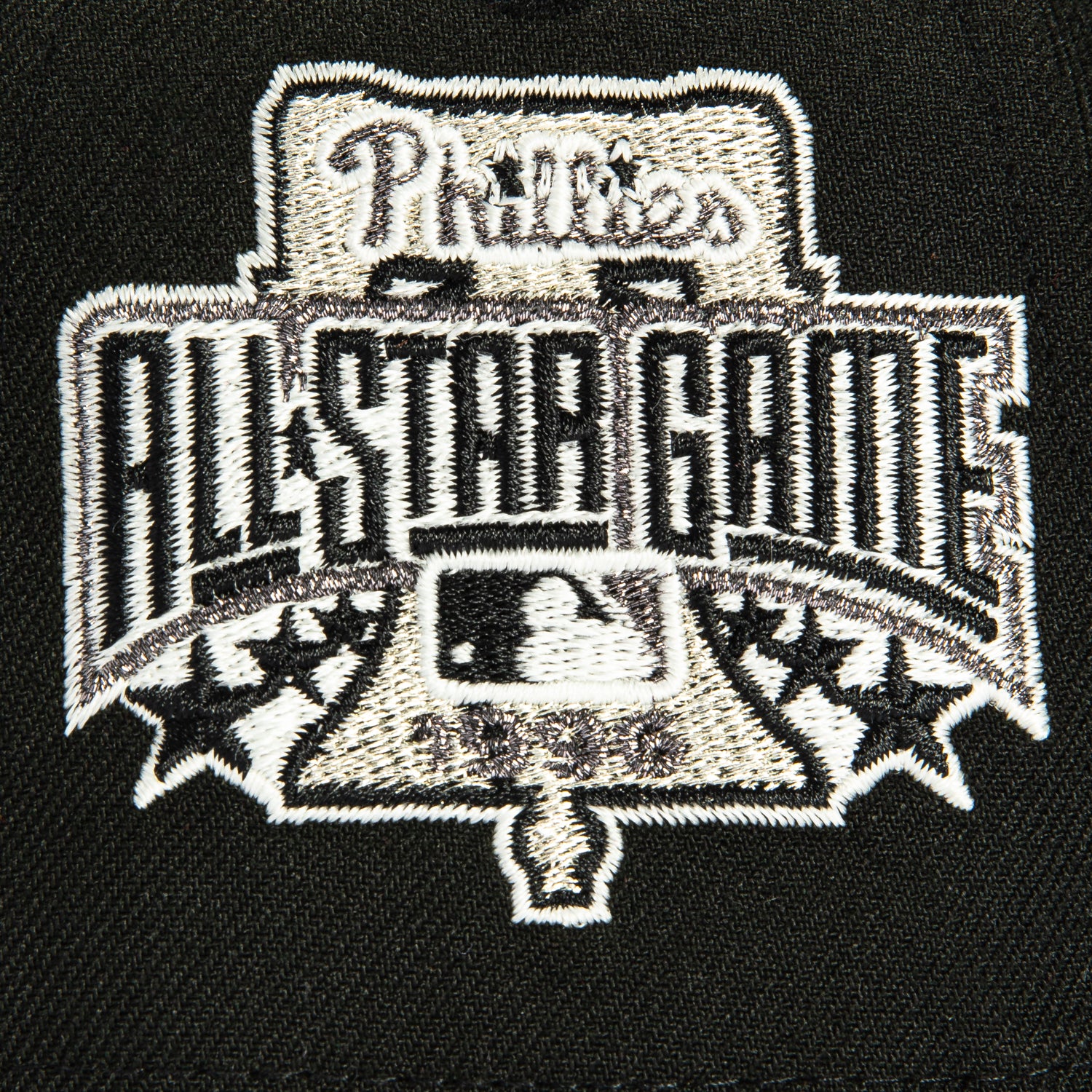 New Era 9Forty A-Frame Philadelphia Phillies 1996 All Star Game Patch Snapback Alternate Hat - Black, White