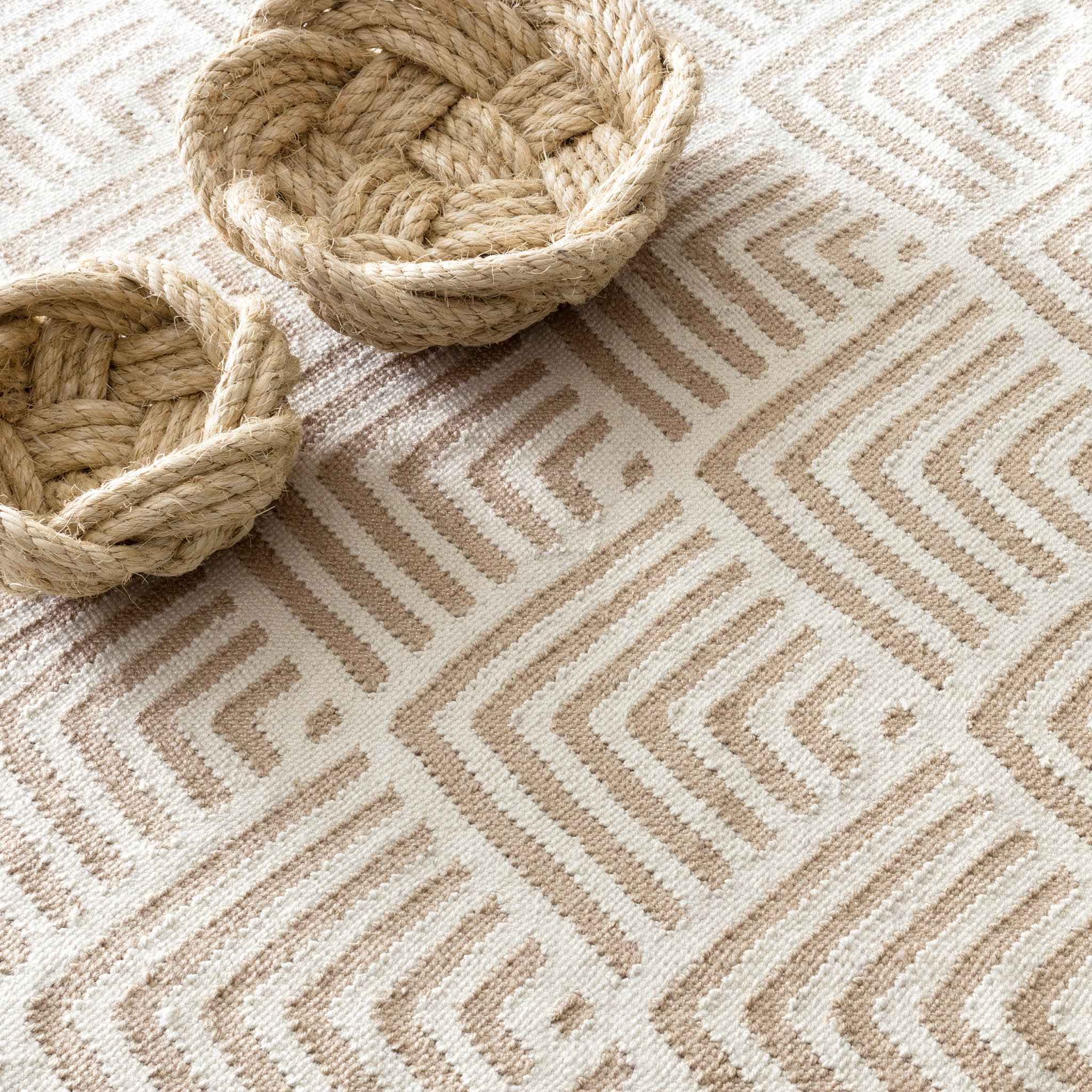 Cleo Cement Handwoven Indoor/Outdoor Rug