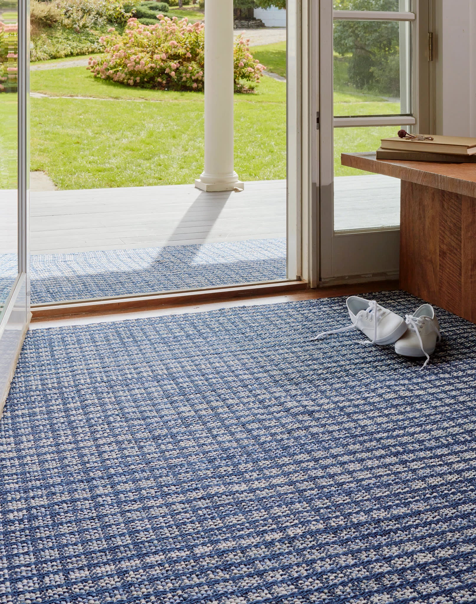 Coco Blue Handwoven Indoor/Outdoor Rug