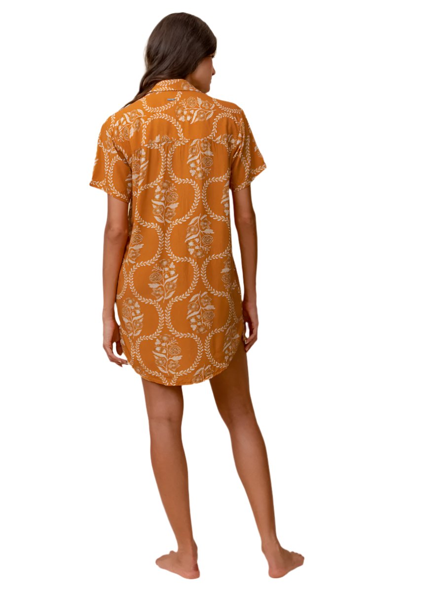 Maaji Caramel Damask Kiwi Long Shirt