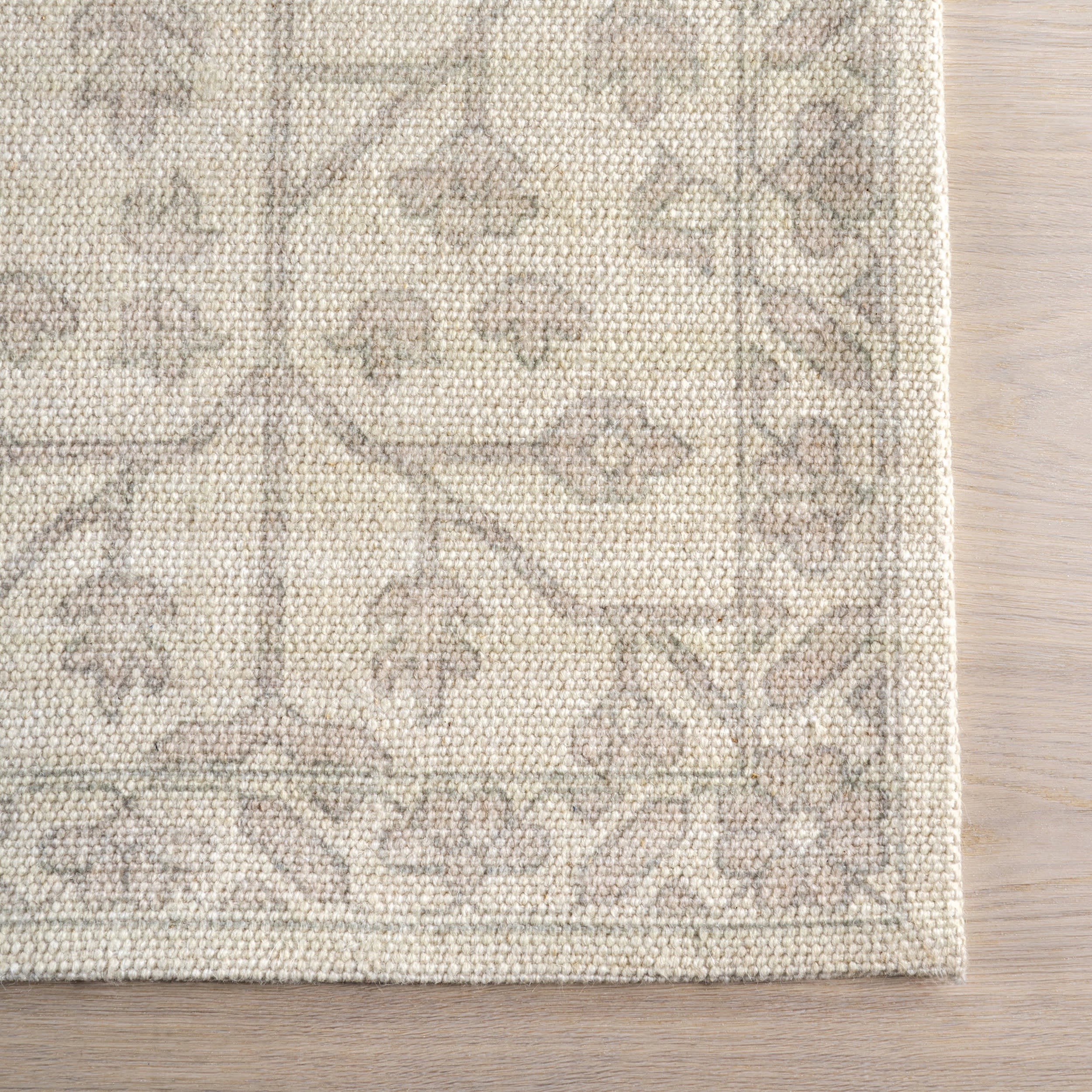 Gretel Wool and Cotton Rug | Beige