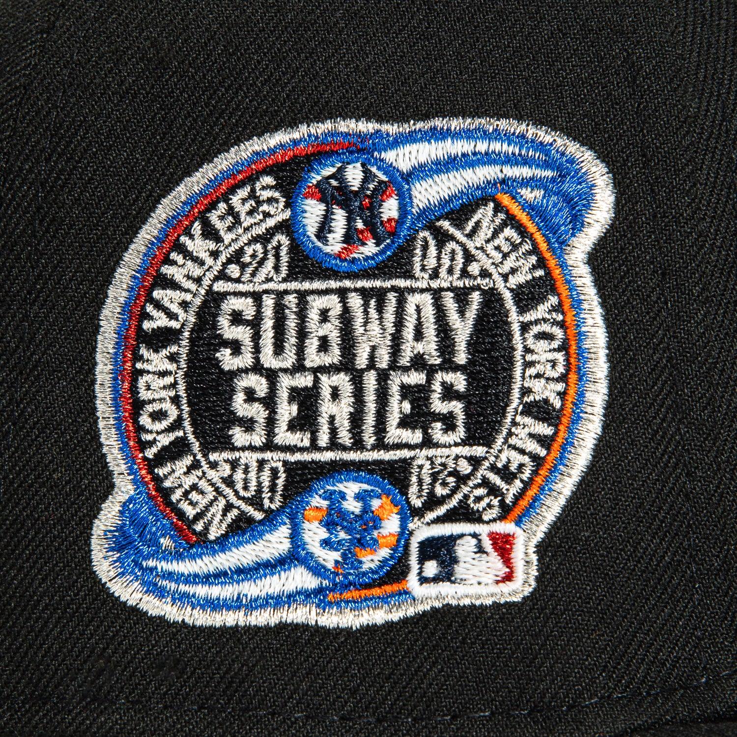 New Era 59Fifty City Sleeps New York Yankees Subway Series Patch Hat - Black, White