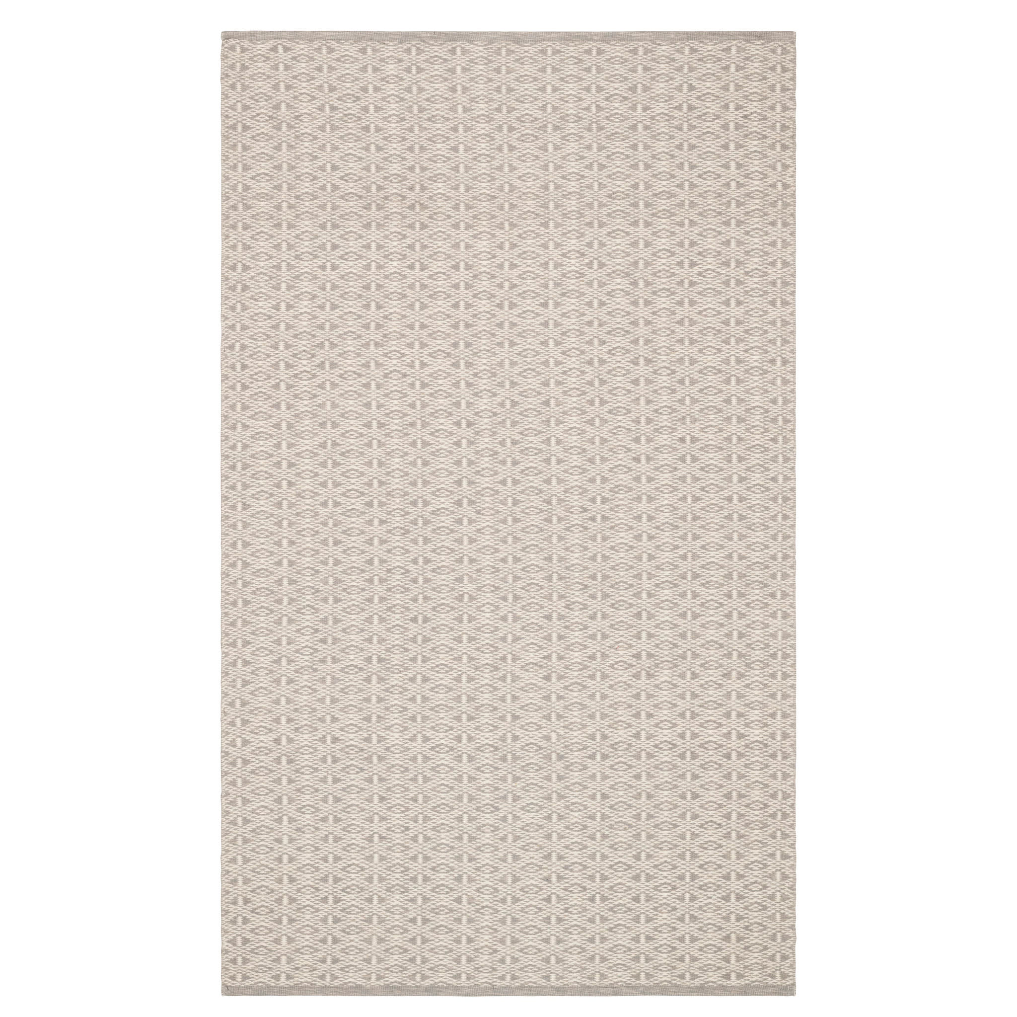 Bare Grey Handwoven Cotton Rug