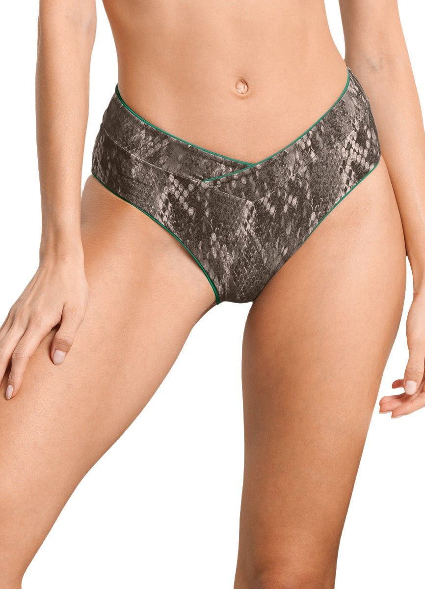 Maaji Forest Jannine Mid Rise Bikini Bottom