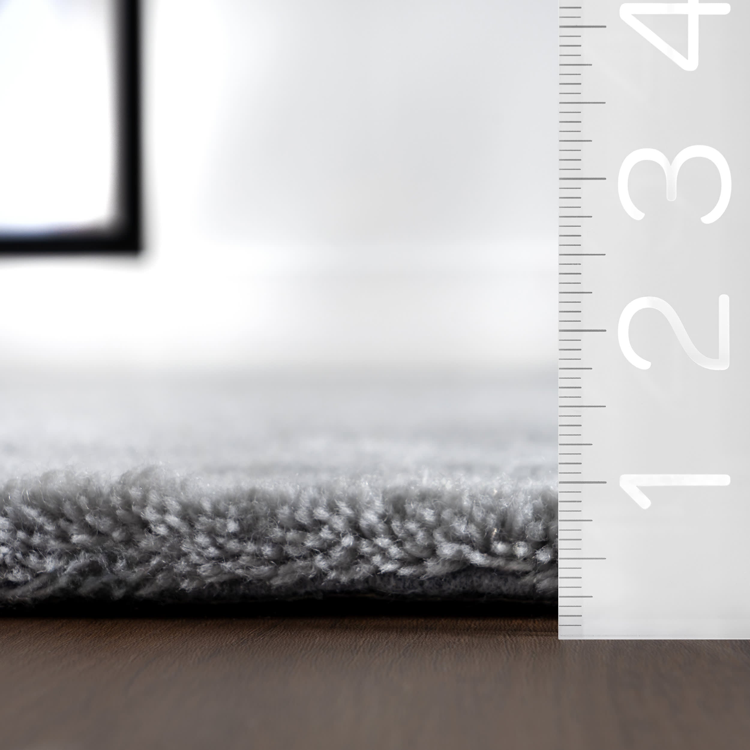 Gaia New Zealand Wool Shag Rug | Grey