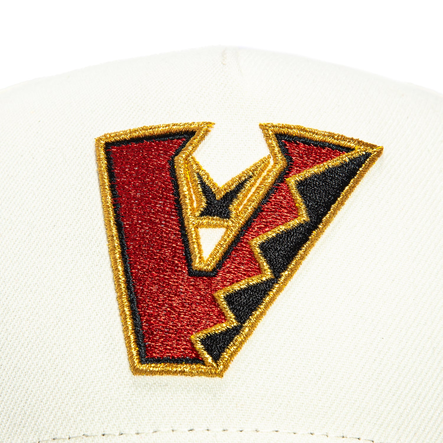 New Era 9Forty A-Frame Valentine's Day Arizona Diamondbacks 2001 World Series Patch Upside Down Snapback Hat - White, Black