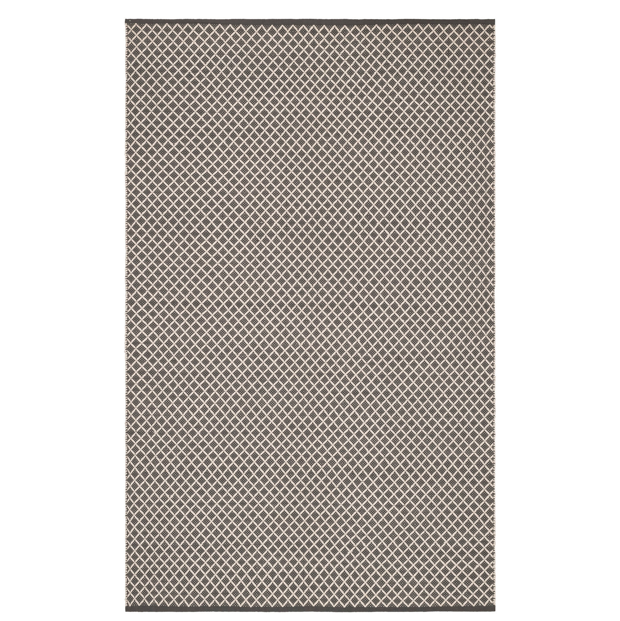 Trellis Grey Handwoven Indoor/Outdoor Rug