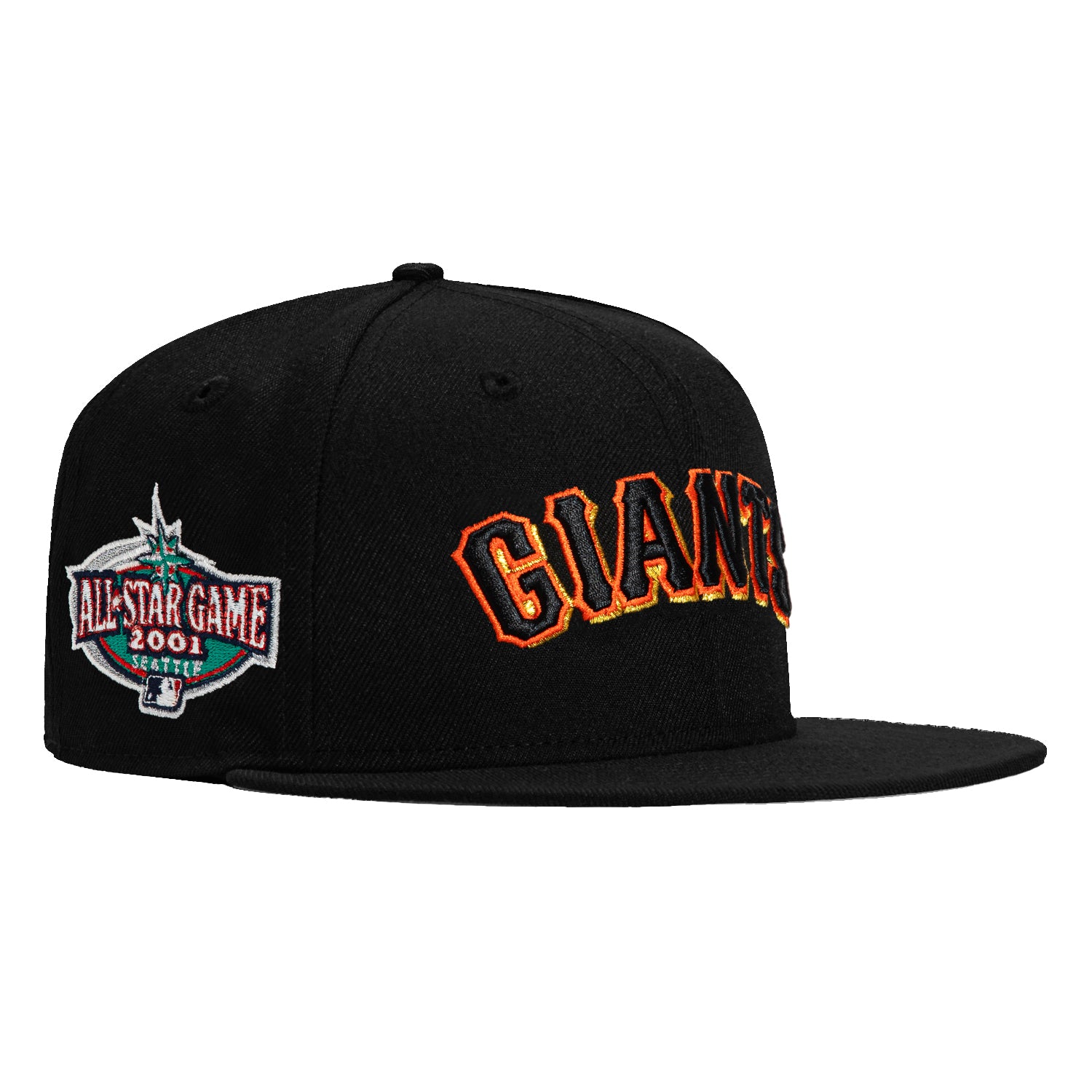 New Era 59Fifty San Francisco Giants 2001 All Star Game Patch Jersey Hat - Black