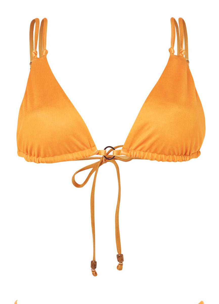 Maaji Tangerine Brenda Sliding Triangle Bikini Top