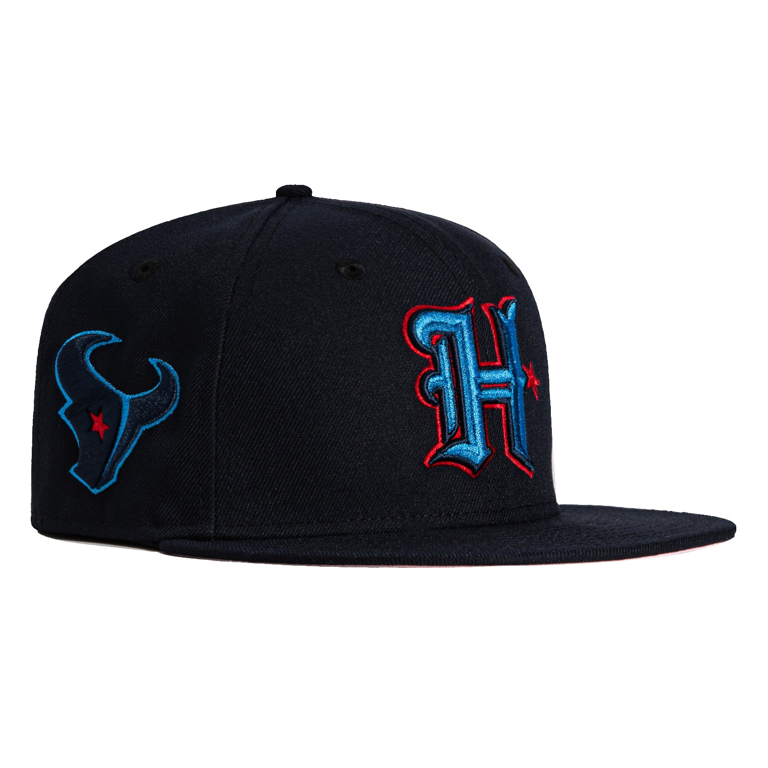 New Era 59Fifty Houston Texans Logo Patch H Hat - Navy