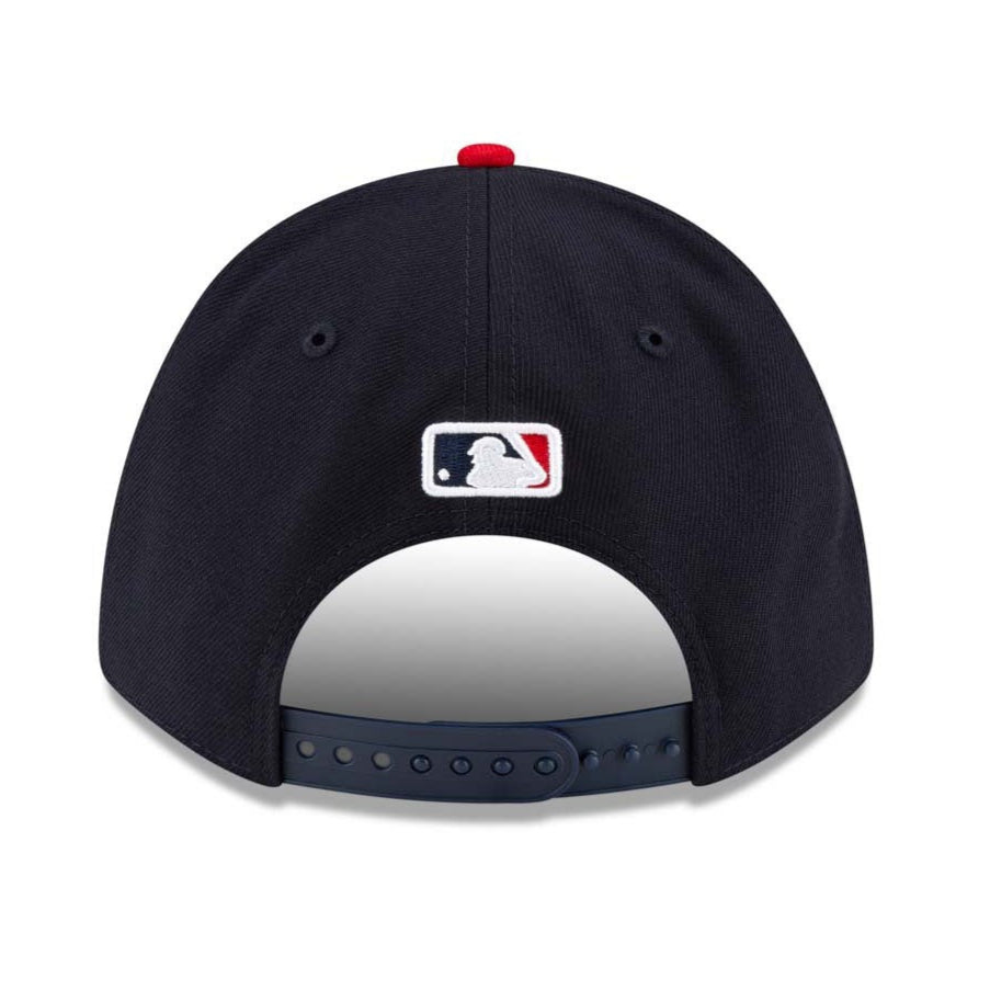 New Era 9Forty M-Crown Atlanta Braves Snapback Home Hat - Navy, Red