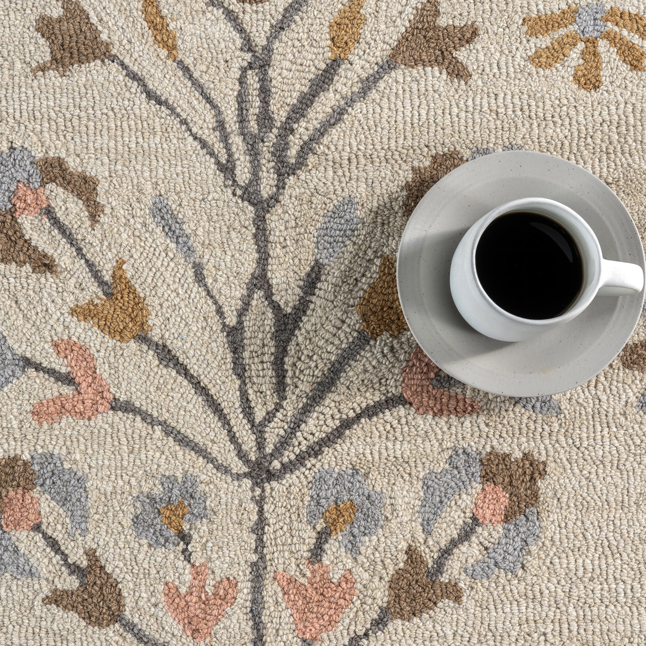 Folklore Wool Rug | Multicolor