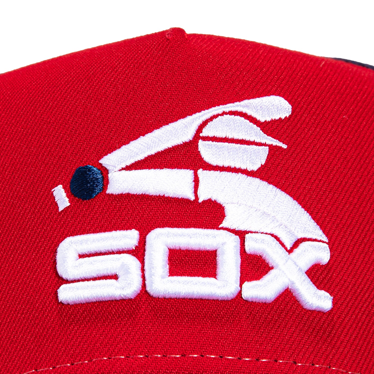 New Era 9Forty A-Frame Chicago White Sox Rail Snapback Hat - Red, Navy, White