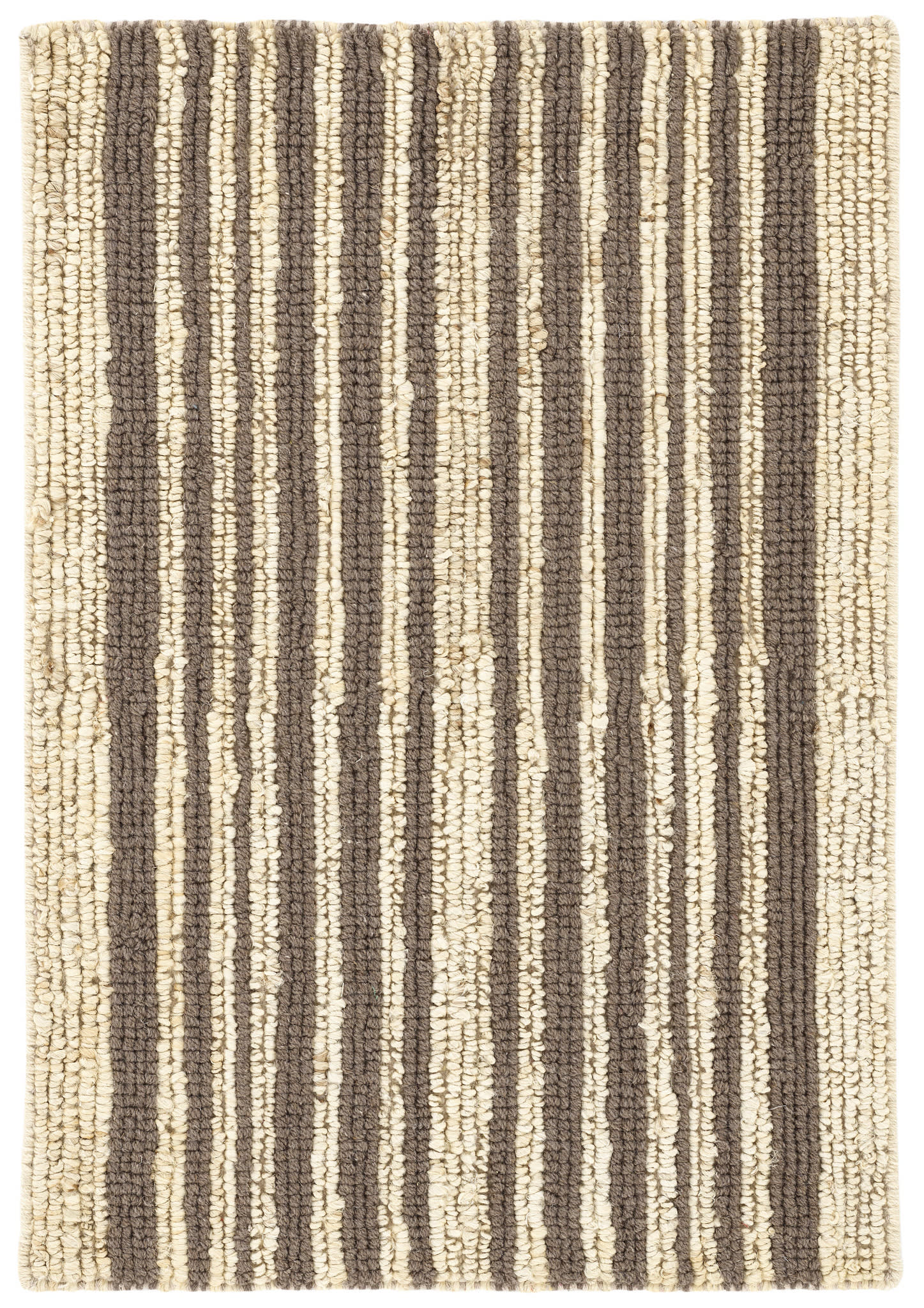 Calder Stripe Grey Handwoven Jute Rug