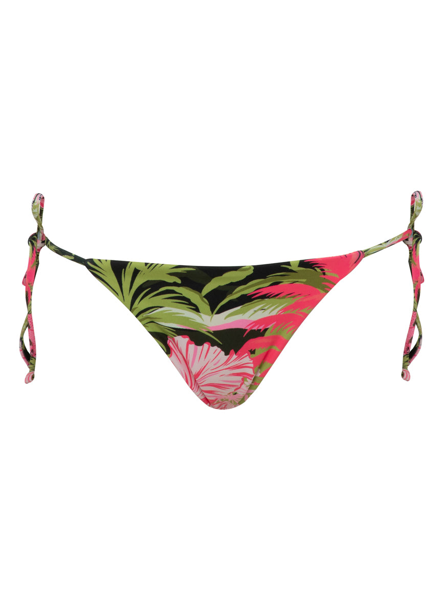 Maaji Neo Hawaiian Sunning Low Rise Tie Side Bikini Bottom