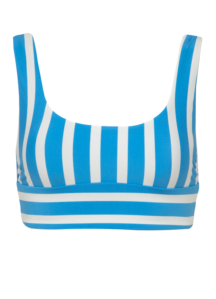 Maaji Azure Stripes Donna Bralette Long Line Bikini Top