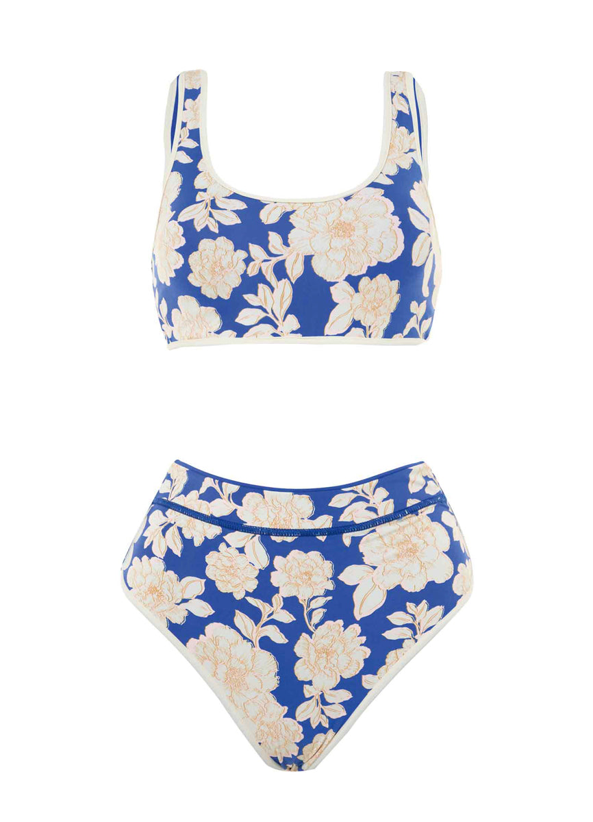 Maaji Lapis Blue Giulia High Rise Bikini Bottom