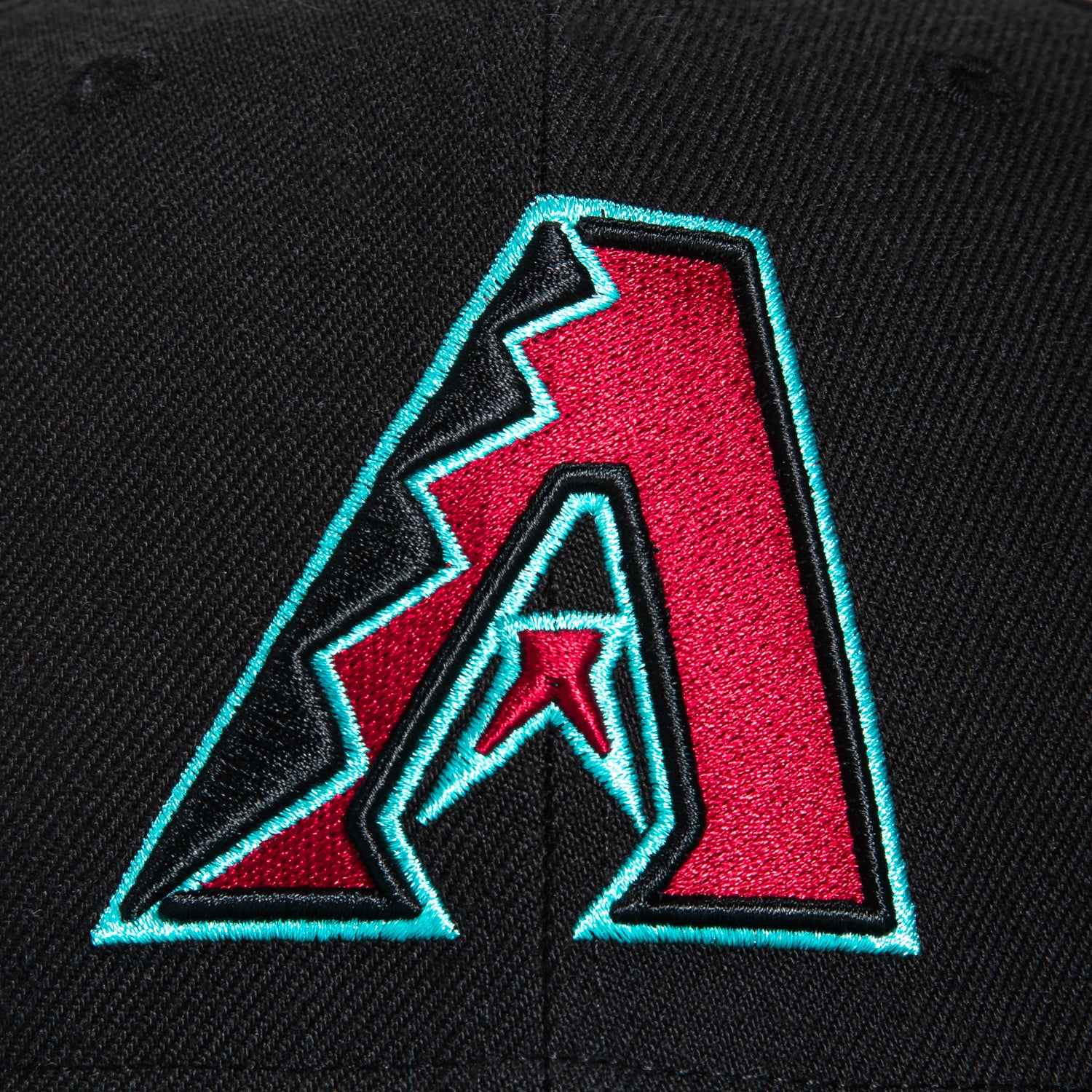 47 Brand Sureshot Captain Arizona Diamondbacks A Snapback Hat - Black, Teal