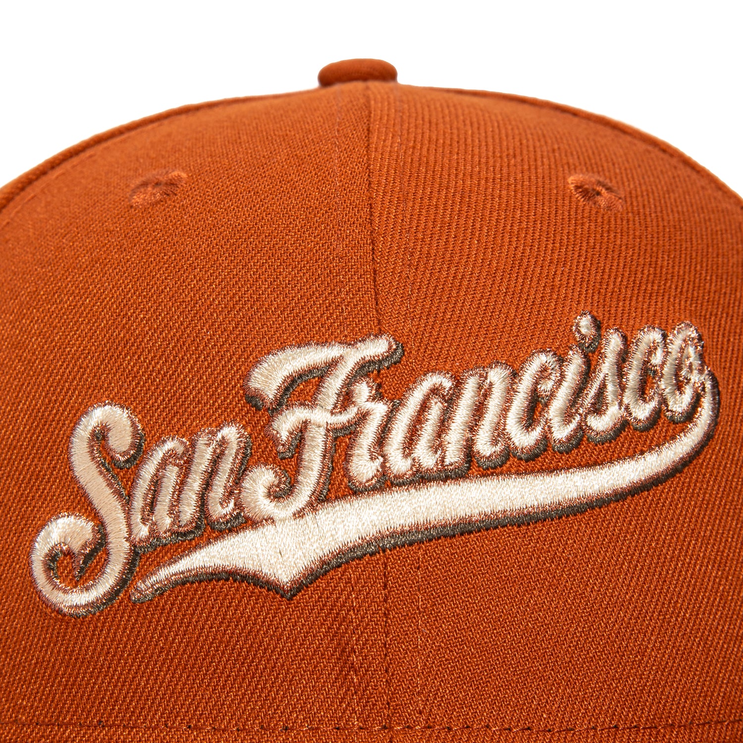 New Era 59Fifty Campfire San Francisco Giants Inaugural Patch Script Hat - Burnt Orange