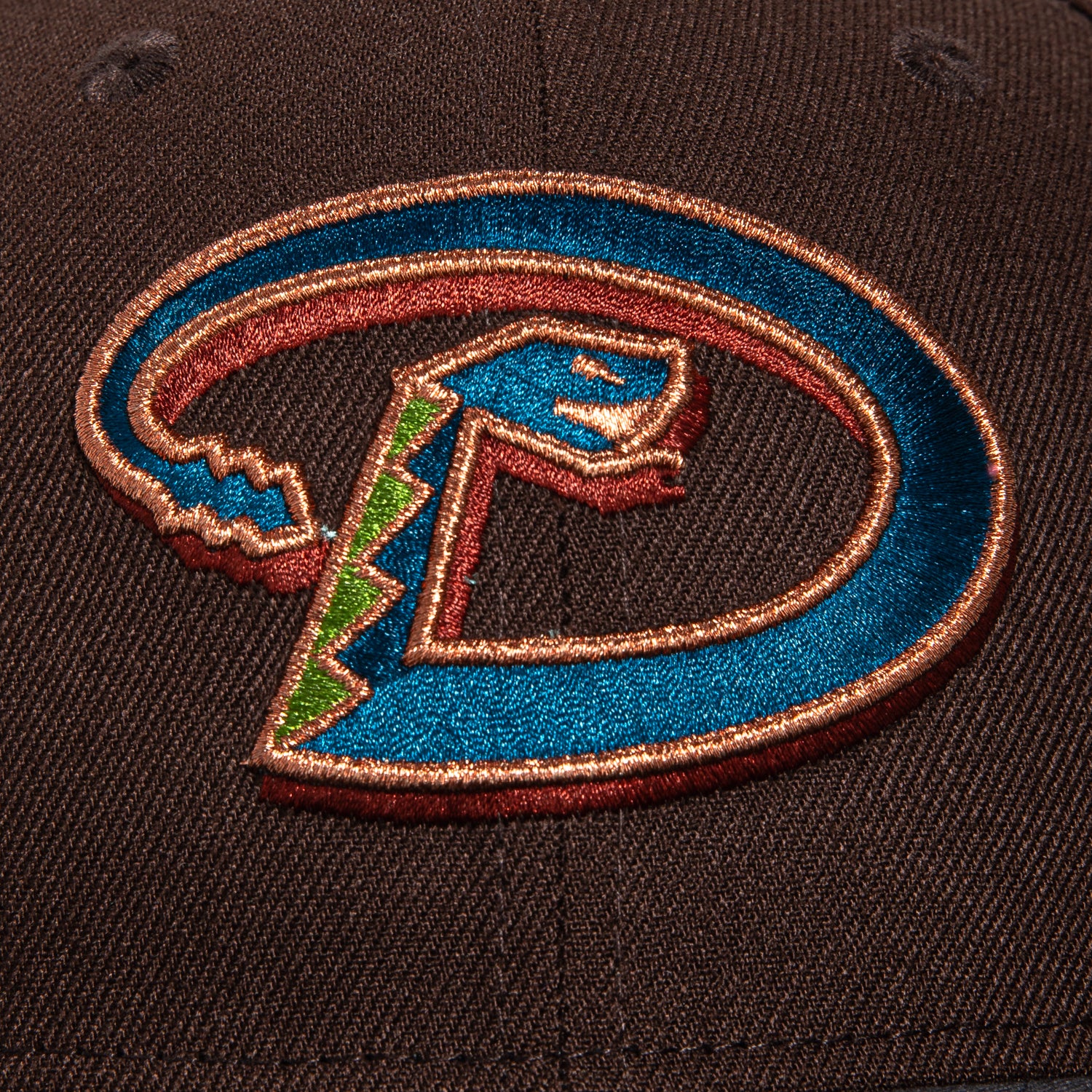 New Era 59Fifty Arizona Diamondbacks 2001 World Series Patch D Hat - Brown, Graphite