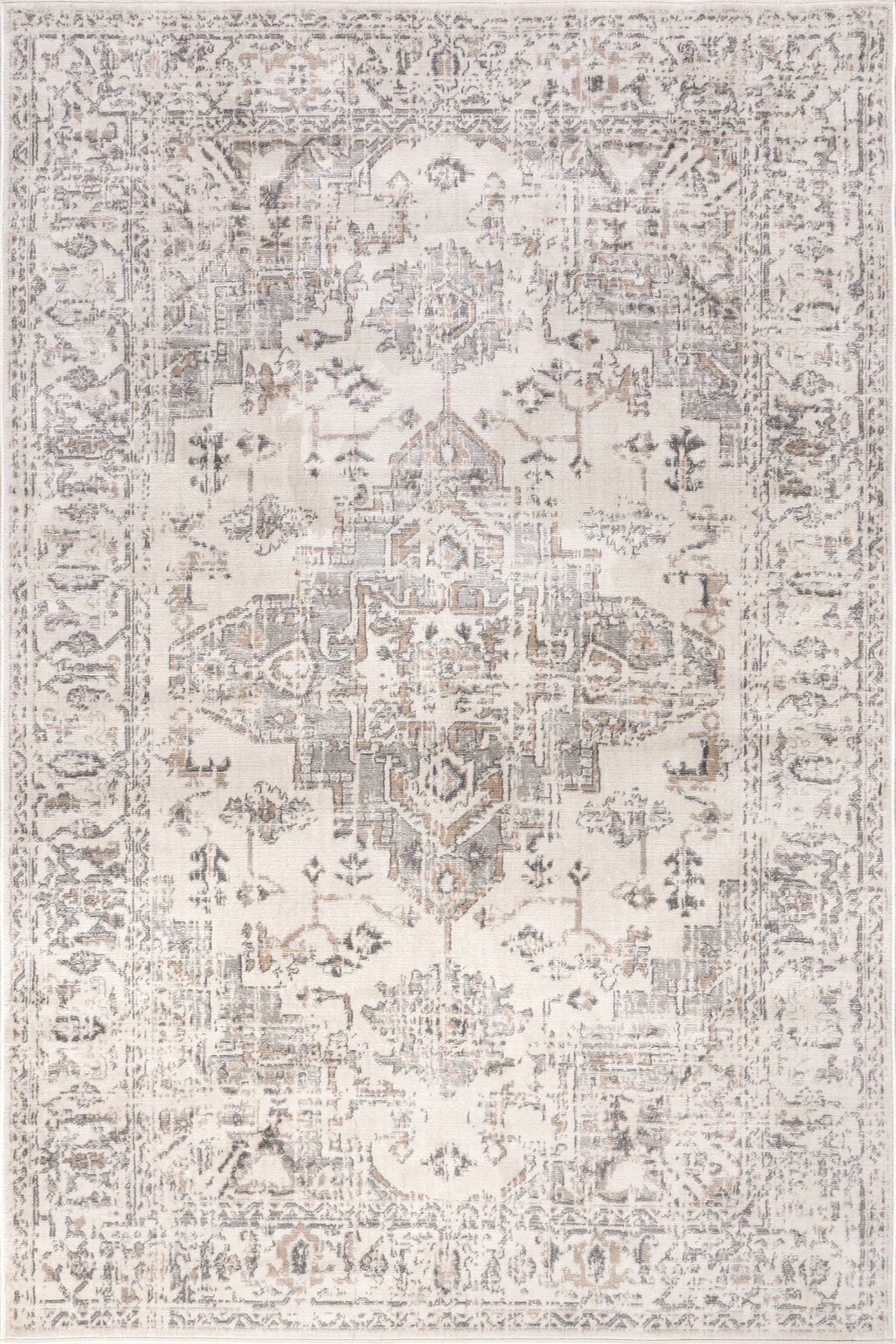 Vada Medallion Rug | Grey