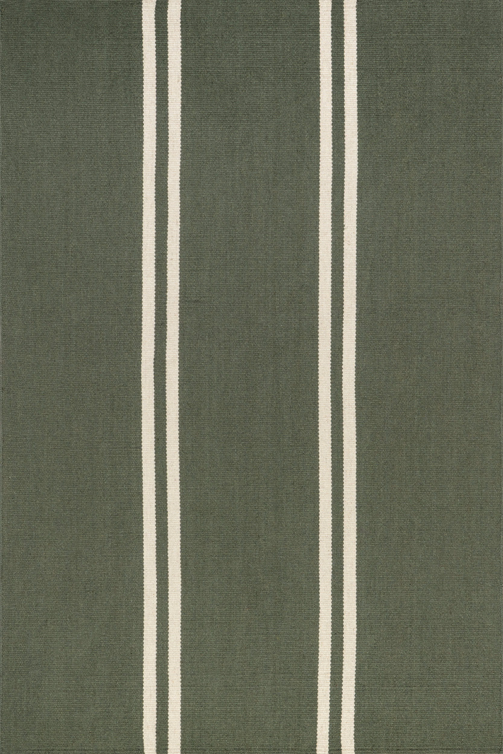 Elowen Double Striped Rug | Sage Green