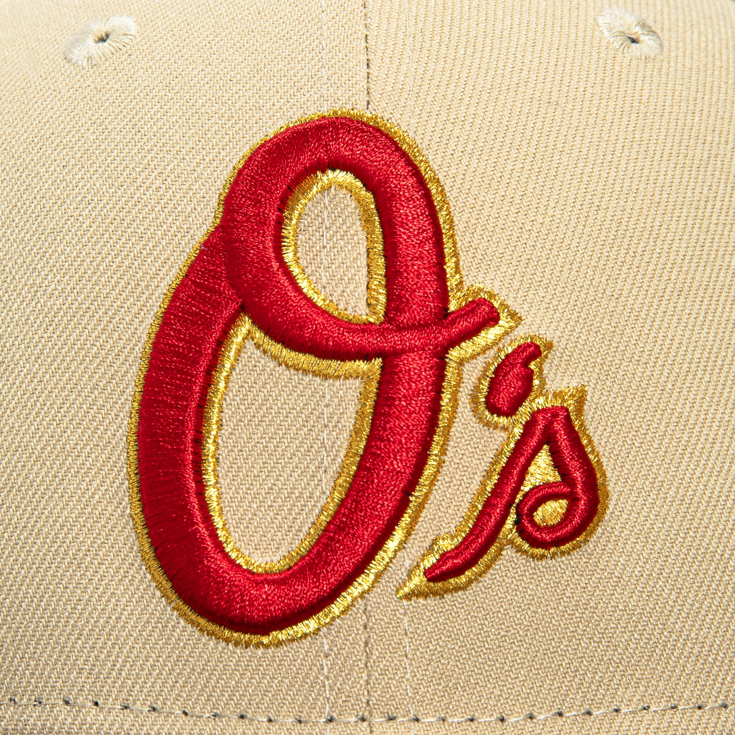 New Era 59Fifty Baltimore Orioles 1993 All Star Game Patch Alternate Hat - Tan, Brown, Red