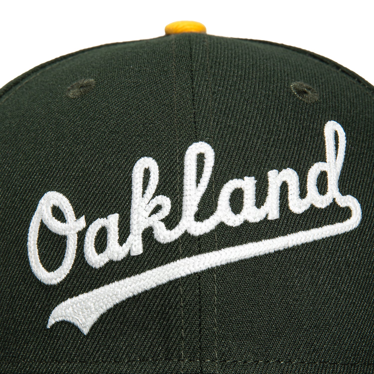 New Era 59Fifty Glow Chain Stitch Oakland Athletics Battle of the Bay Patch Hat - Green