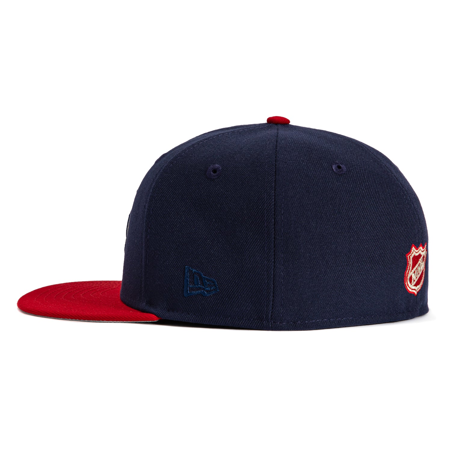 New Era 59Fifty Columbus Blue Jackets Bug Hat - Light Navy, Red