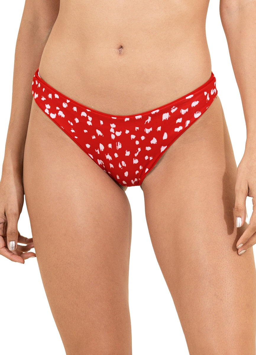 Maaji Red Camelia Sublimity Classic Bikini Bottom