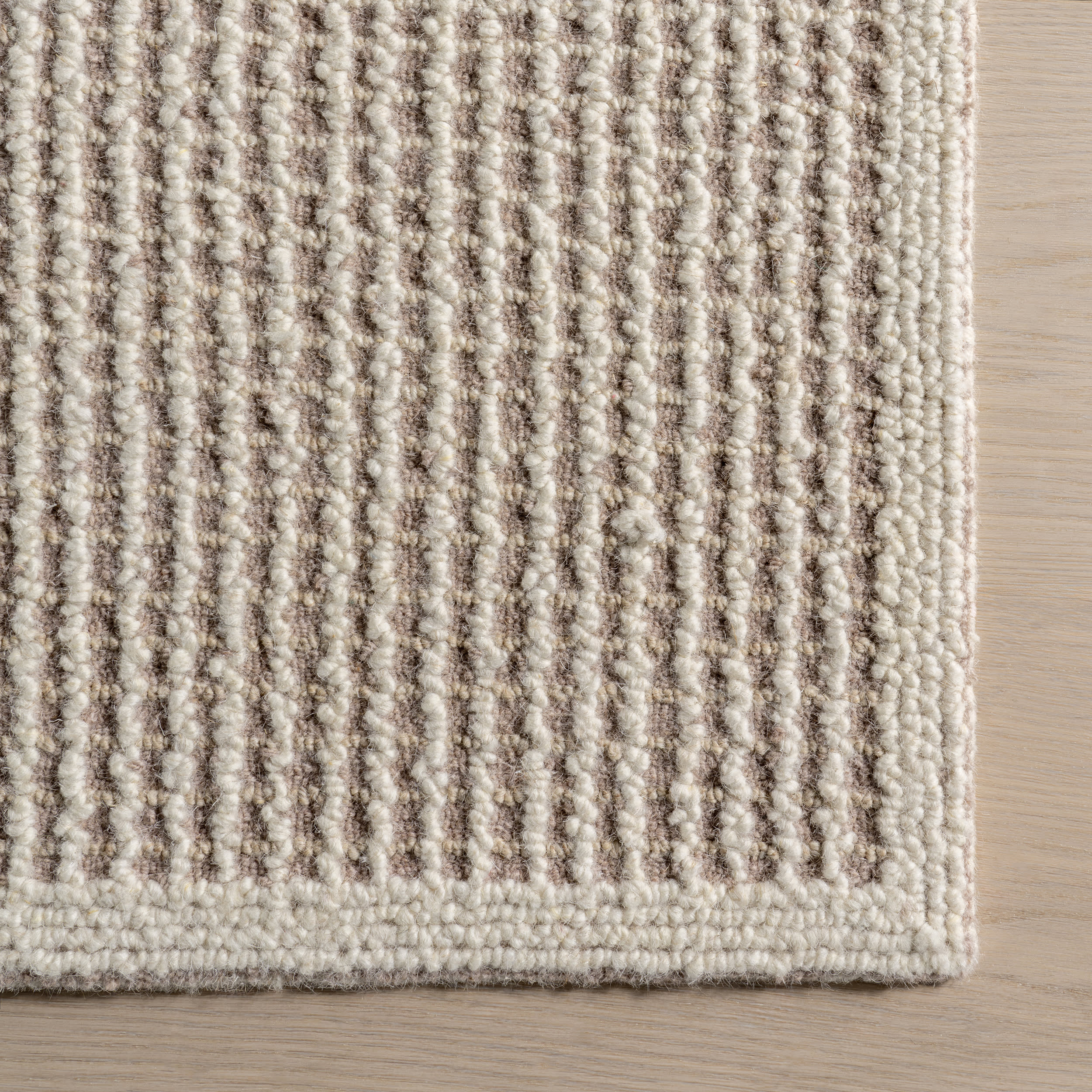 Montecito Tiled Wool Rug | Light Purple