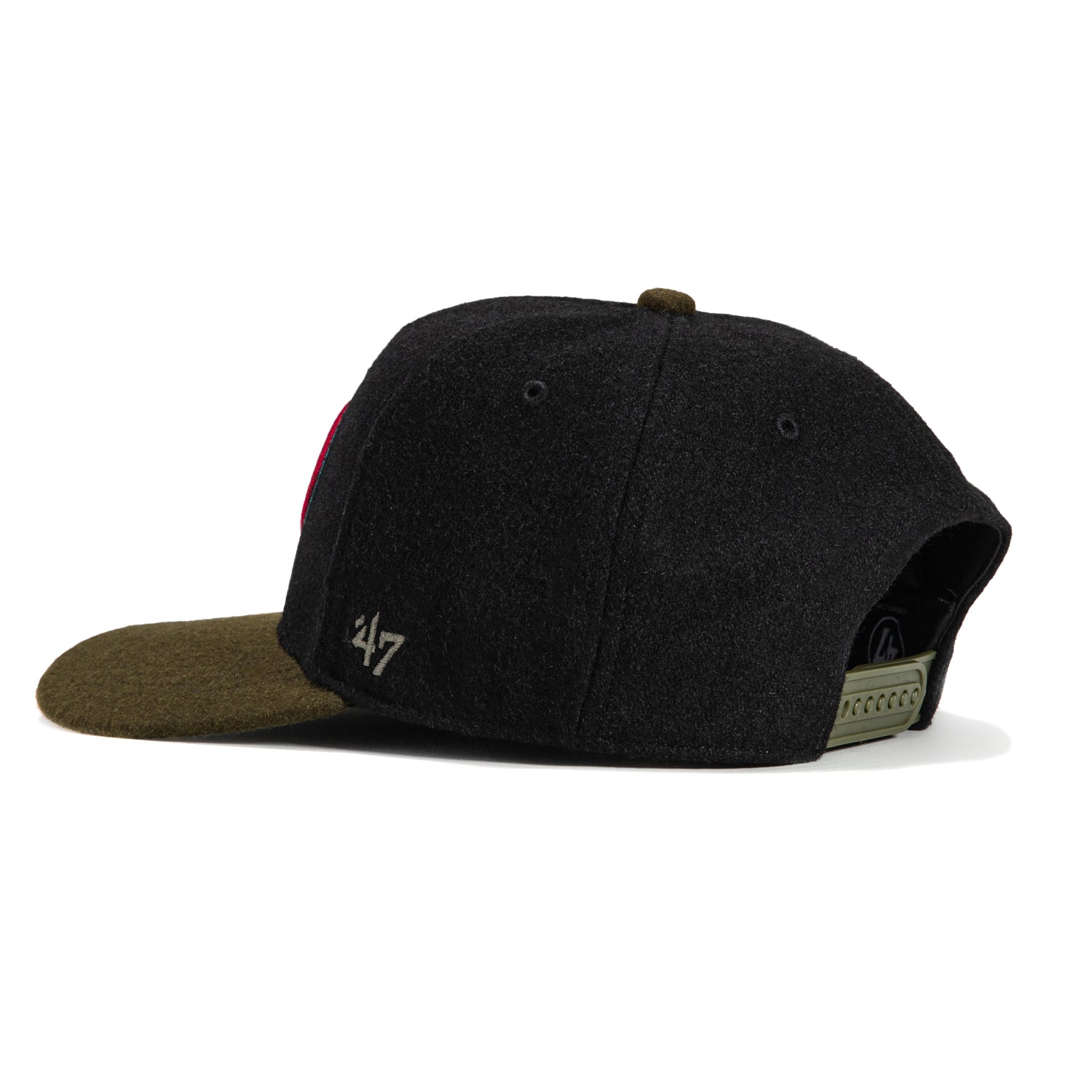 47 Brand Hitch Arizona Diamondbacks Snapback D Hat - Black, Olive