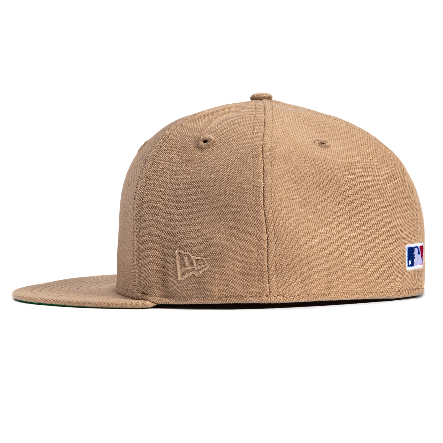 New Era 59Fifty Los Angeles Dodgers 60th Anniversary Stadium Patch Upside Down Hat - Tan, White