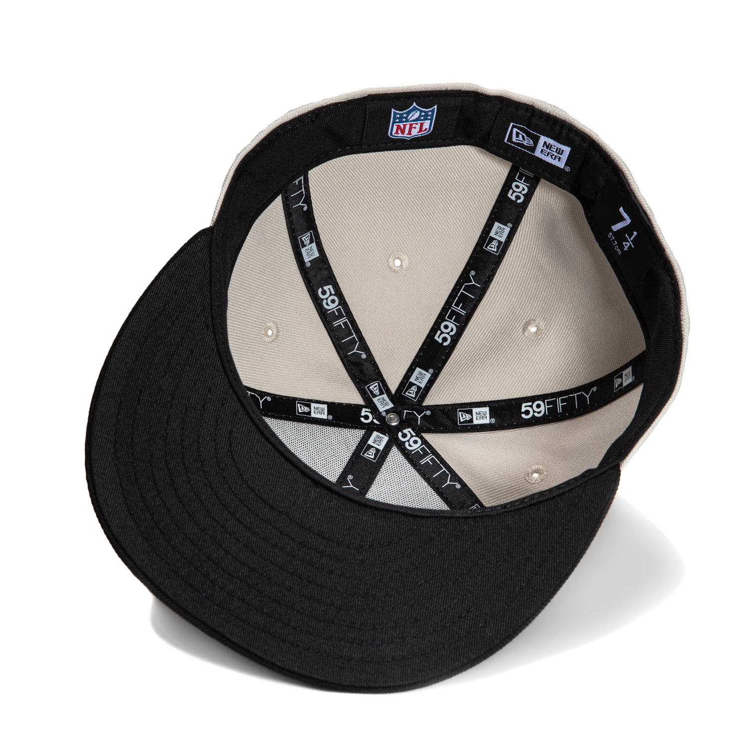 New Era 59Fifty Historic Las Vegas Raiders Hat - Stone, Black