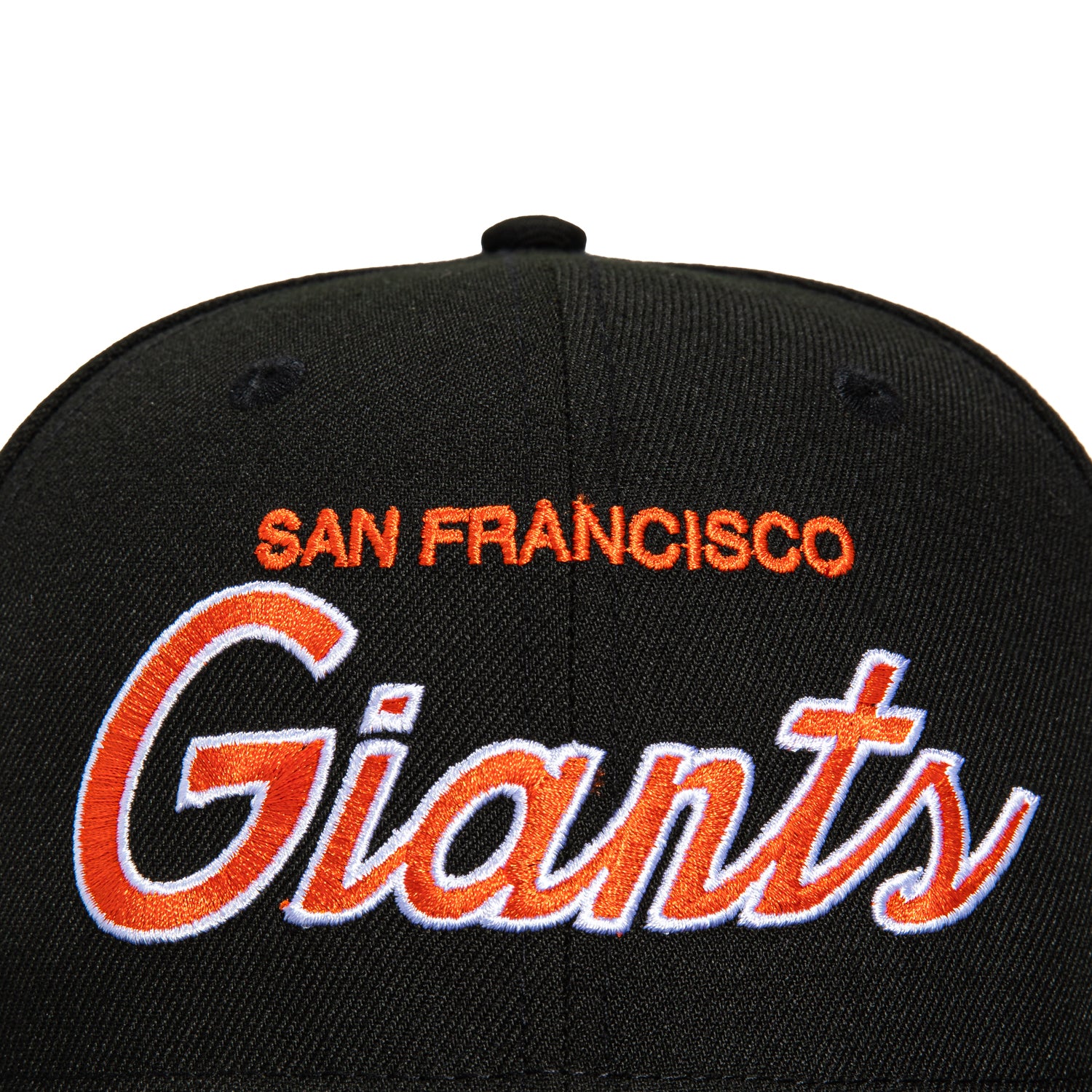 New Era 59Fifty San Francisco Giants Logo Patch Script Hat - Black