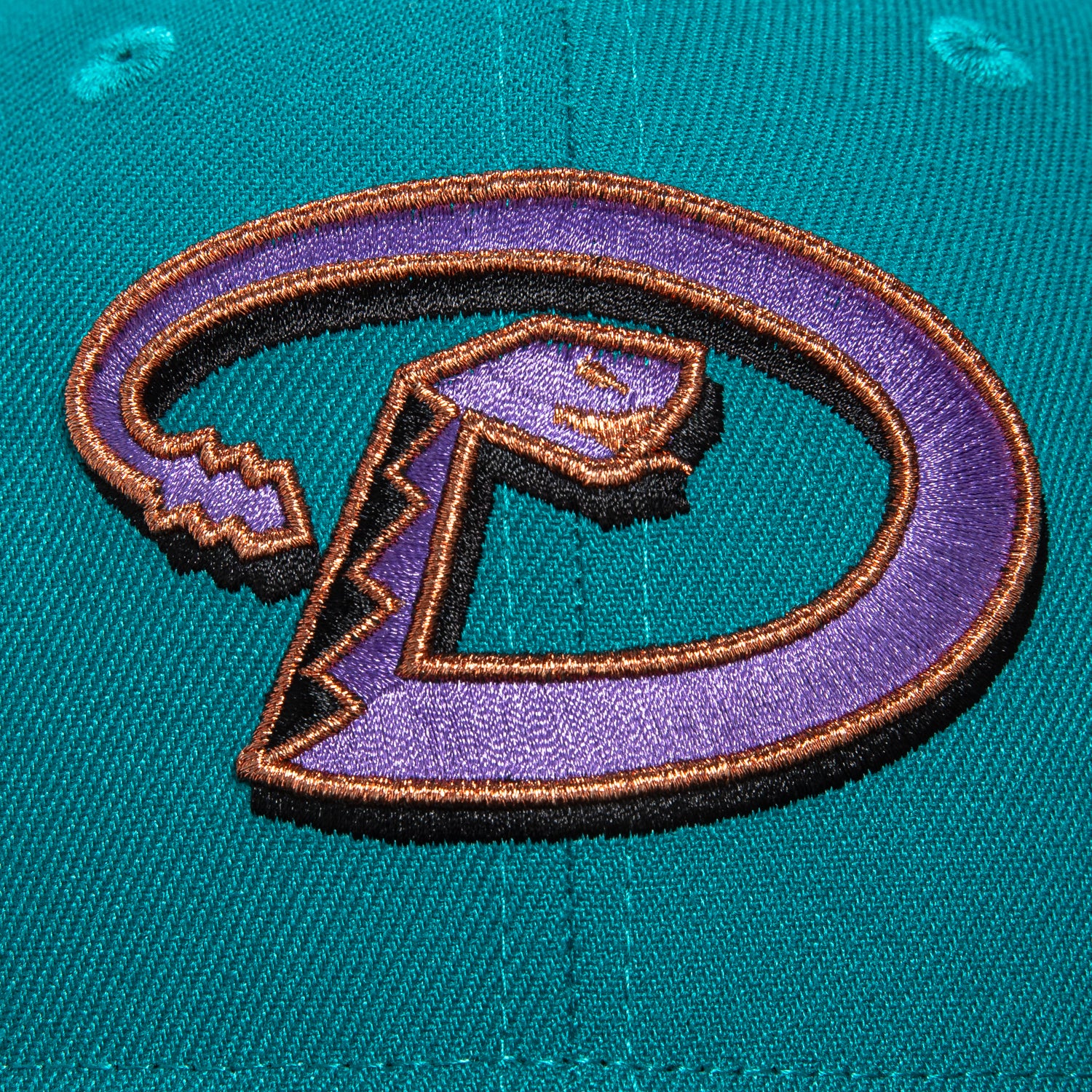 New Era 59Fifty Arizona Diamondbacks Inaugural Patch D Hat - Teal, Black, Purple, Metallic Copper